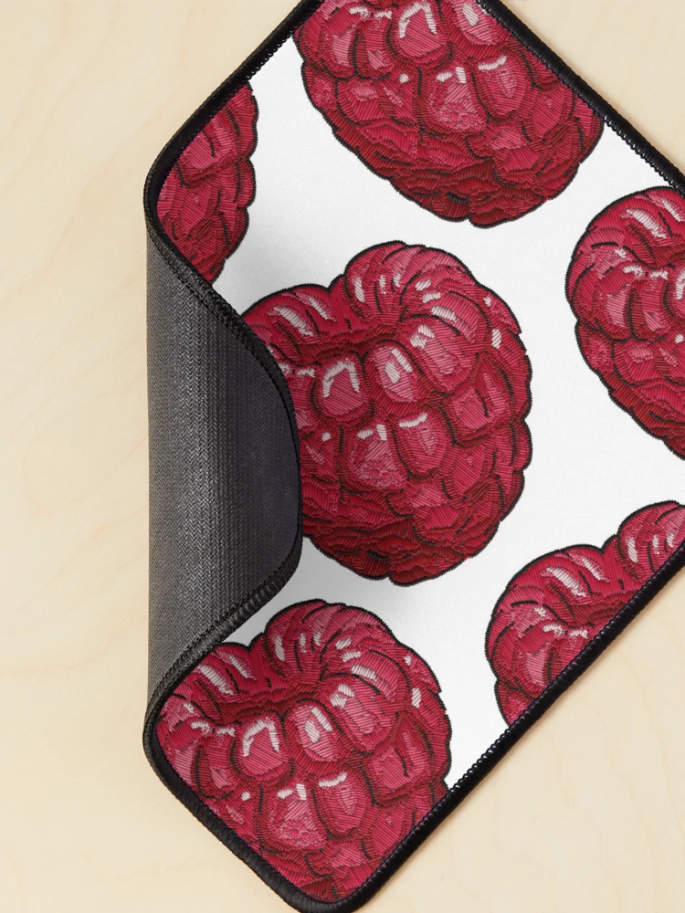 Thumbnail 2 of 5, Mouse Pad, Embroidered Raspberry designed and sold by j-eka.