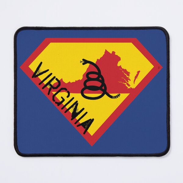 Item preview, VIRGINIAN SHIELD - Freedom Is The Superpower - Modern Gadsden Snake Flag - Dont Tread On Me SUPERHERO VIRGINIA spellout design designed and sold by pelagio.