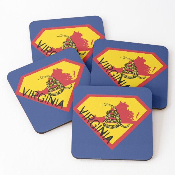Item preview, VIRGINIAN  SHIELD - Freedom Is The Superpower -  Gadsden Snake Flag - Dont Tread On Me SUPERHERO VIRGINIA spellout design designed and sold by pelagio.