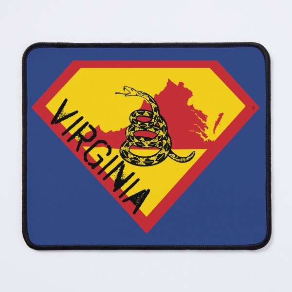 Item preview, VIRGINIAN  SHIELD - Freedom Is The Superpower -  Gadsden Snake Flag - Dont Tread On Me SUPERHERO VIRGINIA spellout design designed and sold by pelagio.