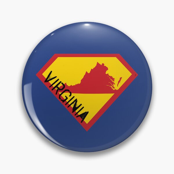 Item preview, VIRGINIAN  SHIELD - Freedom Is The Superpower - SUPERHERO VIRGINIA spellout design designed and sold by pelagio.