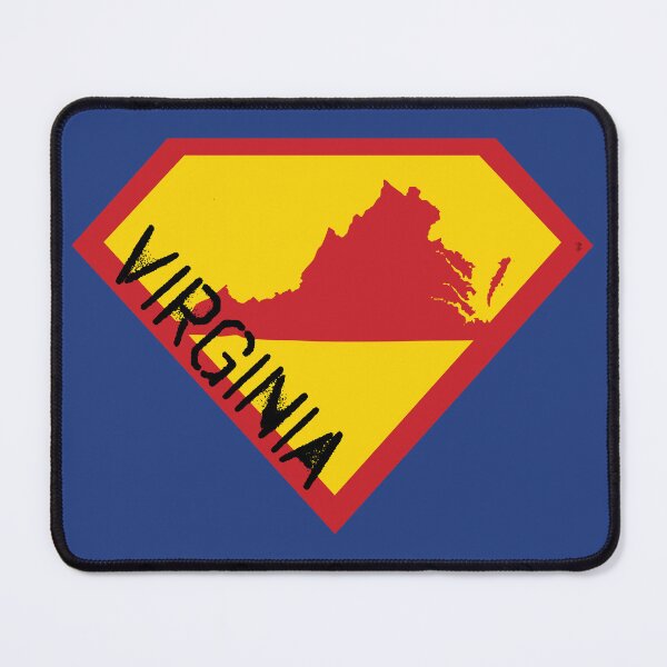 Item preview, VIRGINIAN SHIELD - Freedom Is The Superpower - SUPERHERO VIRGINIA spellout design designed and sold by pelagio.