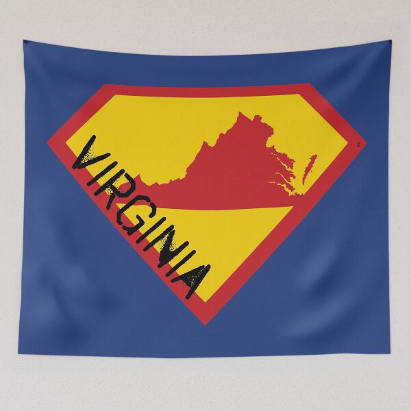Item preview, VIRGINIAN  SHIELD - Freedom Is The Superpower - SUPERHERO VIRGINIA spellout design designed and sold by pelagio.