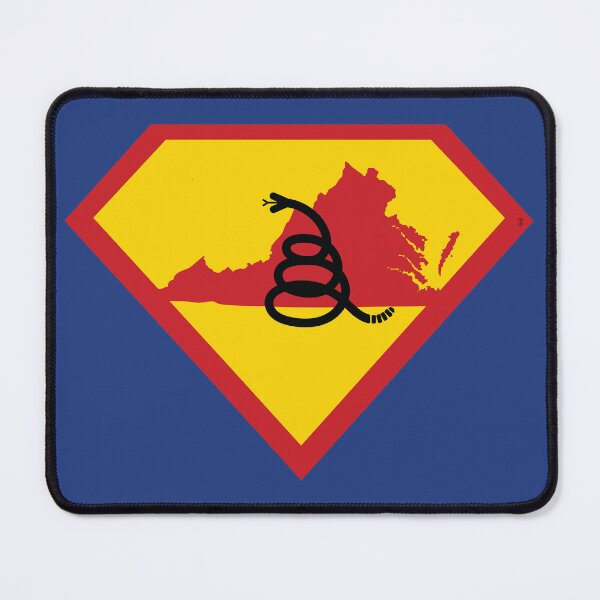 Item preview, VIRGINIAN SHIELD - Freedom Is The Superpower - Modern Gadsden Snake Flag - Dont Tread On Me SUPERHERO VIRGINIA design designed and sold by pelagio.