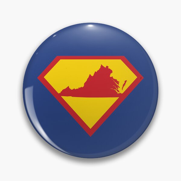 Item preview, VIRGINIAN  SHIELD - Freedom Is The Superpower -   SUPERHERO VIRGINIA design designed and sold by pelagio.