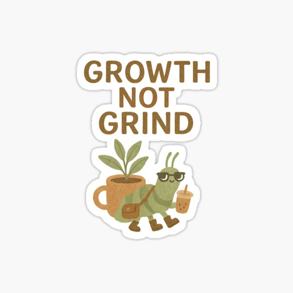 Growth Not Grind Sticker