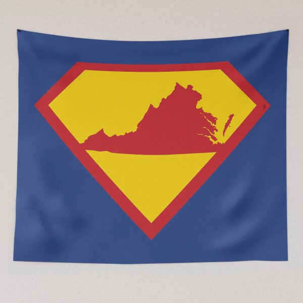 Item preview, VIRGINIAN  SHIELD - Freedom Is The Superpower -   SUPERHERO VIRGINIA design designed and sold by pelagio.