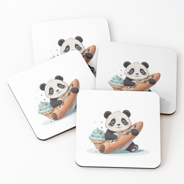 Item preview, Panda in a Cannoli designed and sold by Pixel  Playground.