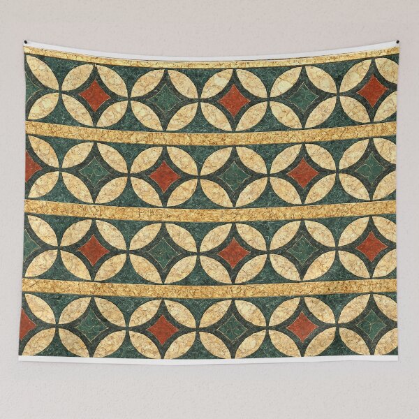 Item preview, Bysantine Mosaic Wall Tile Pattern Reproduction  designed and sold by Naomi Gutierrez Parrish.