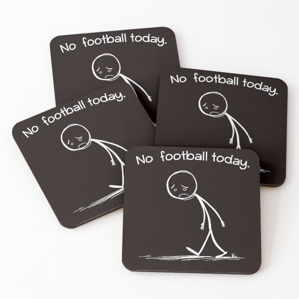 Item preview, No  football Today Funny Humor Casual designed and sold by AxelBrook.