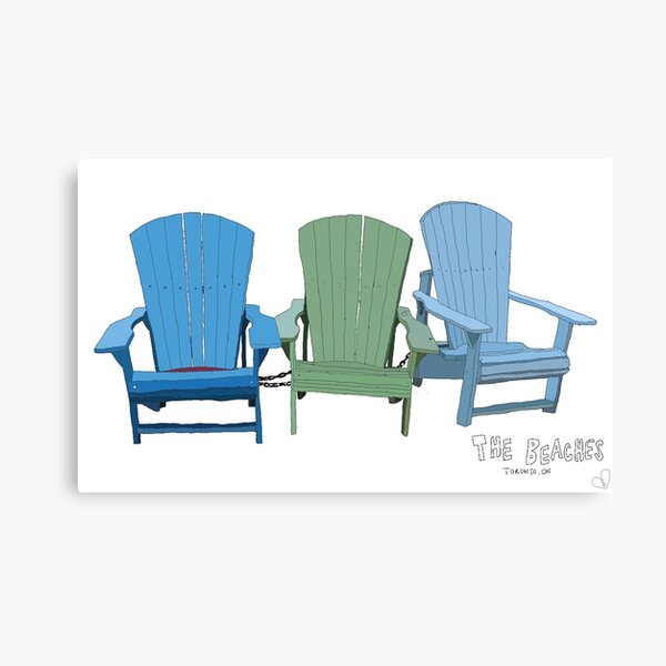 Item preview, the beaches chairs  designed and sold by thecollagegame.