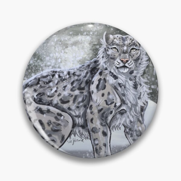 Item preview, Febroary 2024: Snow Leopard  designed and sold by Lizzeh.