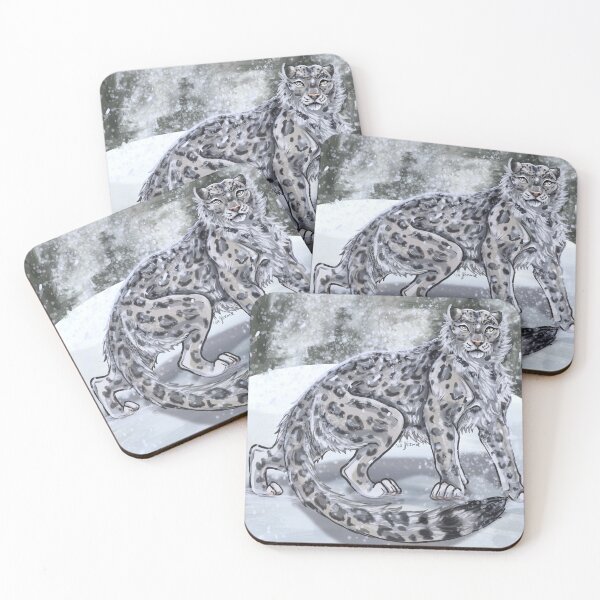 Item preview, Febroary 2024: Snow Leopard designed and sold by Lizzeh.