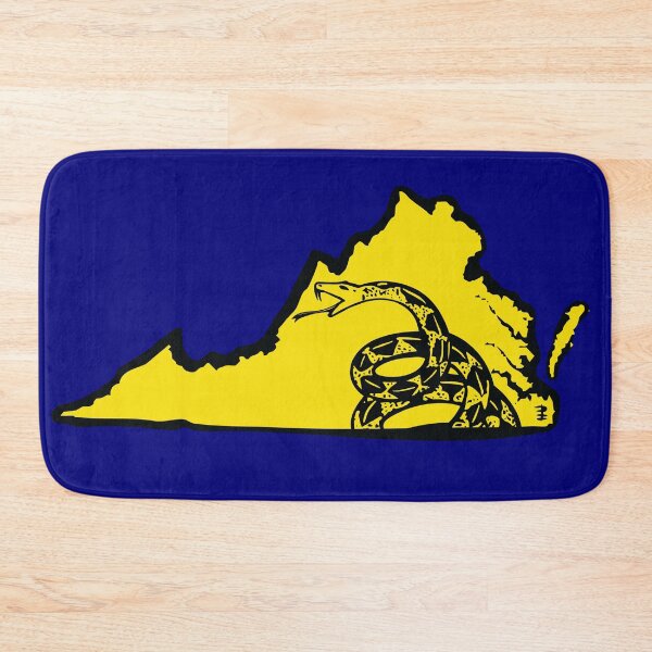 Item preview, VIRGINIA  - Libertarian - Don't Tread On Me Gadsden Snake on VIRGINIAN Map designed and sold by pelagio.