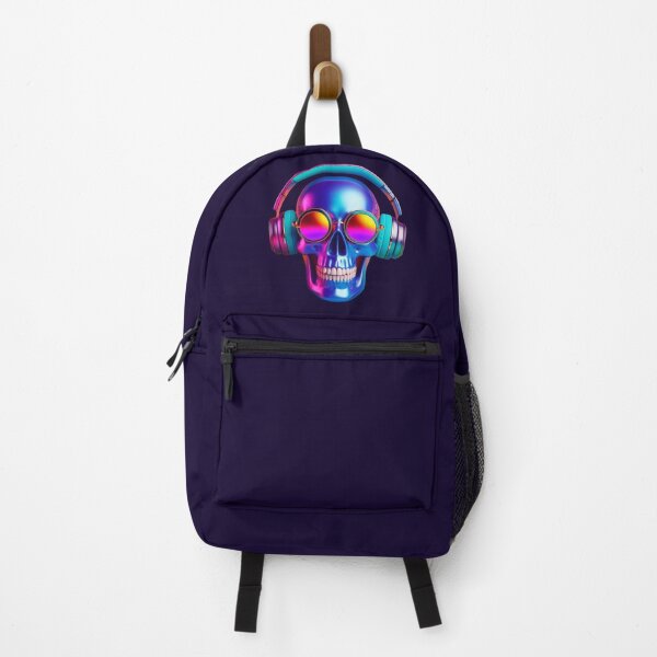 Item preview, Happy Summer Skull, Headphones, no Background designed and sold by GaborSkeleton.