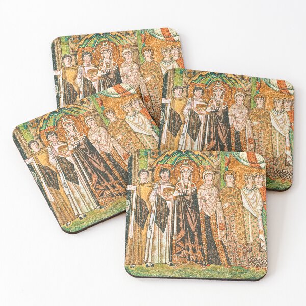 Item preview, Empress Theodora Mosaic Art Print – Byzantine Imperial Portrait from Ravenna designed and sold by Naomi Gutierrez Parrish.