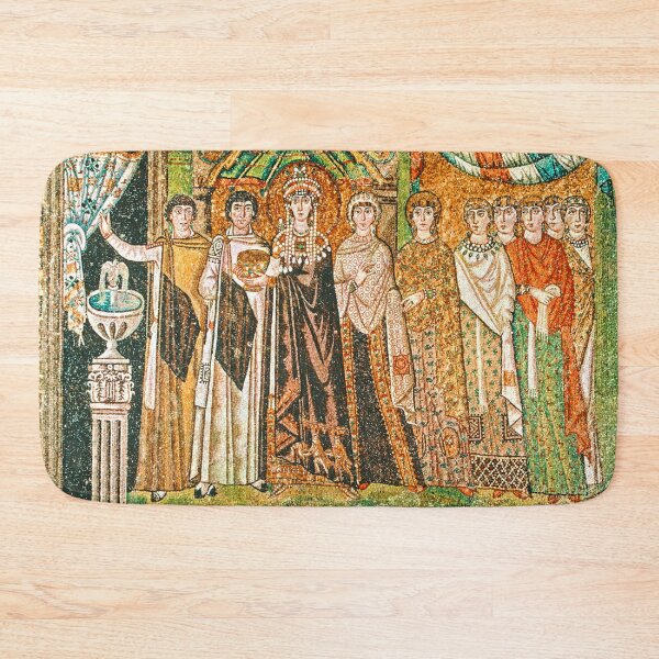 Item preview, Empress Theodora Mosaic Art Print – Byzantine Imperial Portrait from Ravenna designed and sold by Naomi Gutierrez Parrish.