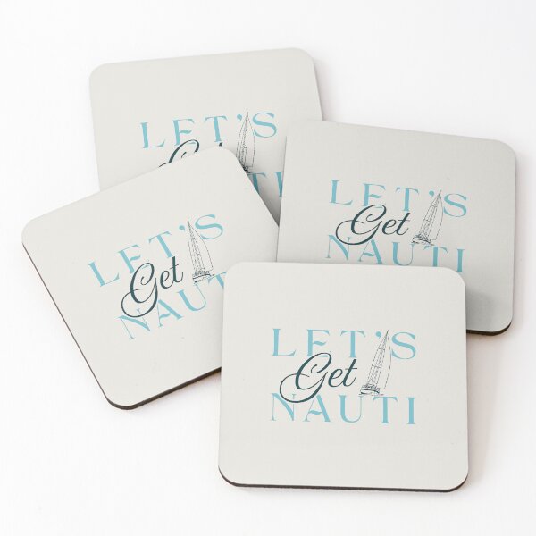 Item preview, Let’s Get Nauti Sailboat Theme designed and sold by Stickers by @molllyclare.