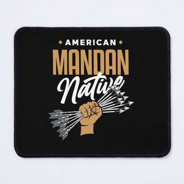 Item preview, AMERICAN MANDAN NATIVE - Fist of Arrows - Indian Culture BLACK designed and sold by Darling DeDe.