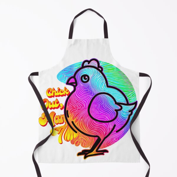 Item preview, Chick Out, Man - Retro Psychedelic Chicken Design designed and sold by AnnDesignStudio.