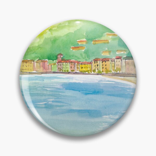 Item preview, Domaso Lake Como Italy Waterfront Scene designed and sold by artshop77.