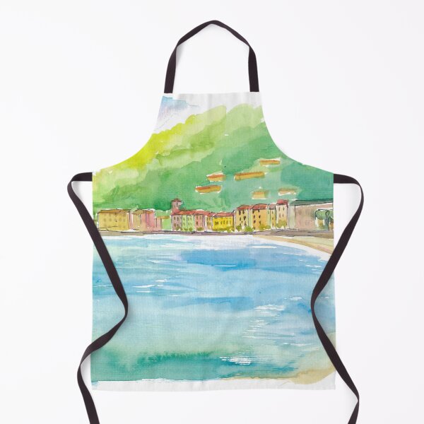 Item preview, Domaso Lake Como Italy Waterfront Scene designed and sold by artshop77.
