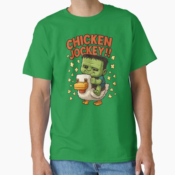 Item preview, Chicken Jockey Minecraft designed and sold by ReasonsImBroke.