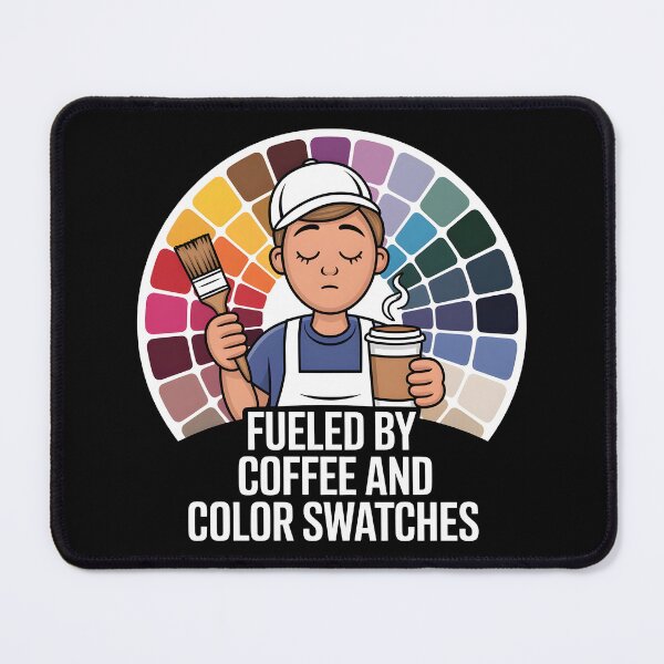 Item preview, Fueled By Coffee and Color Swatches Painting Painter Caffeine designed and sold by Davidpama.