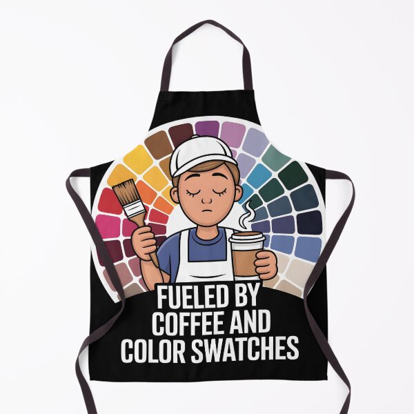 Item preview, Fueled By Coffee and Color Swatches Painting Painter Caffeine designed and sold by Davidpama.