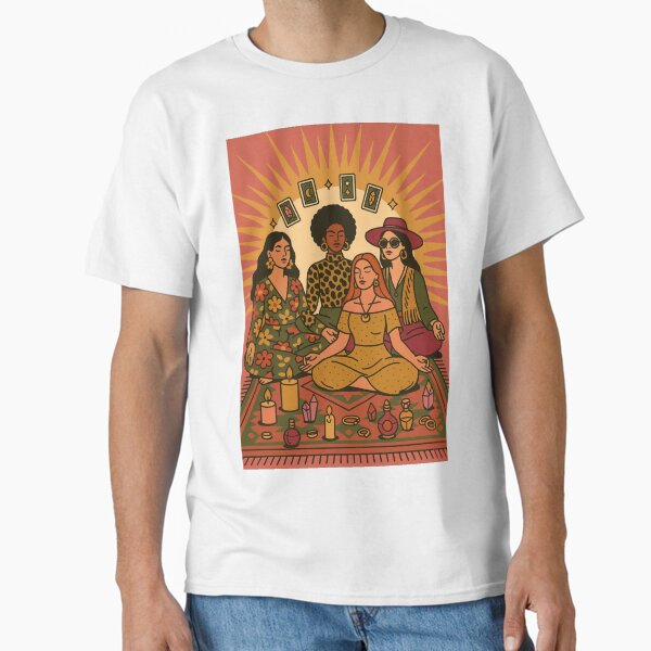 Vista previa del artículo con la obra «Reunión de Tarot Retro», diseñado y vendido por gypsy-galleria.