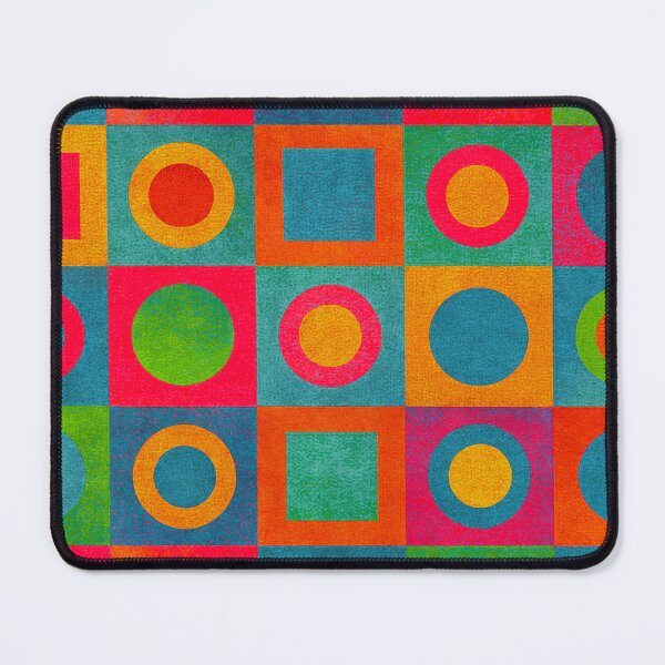 Item preview, Bright colored geometric squares designed and sold by karinasalwaszka.