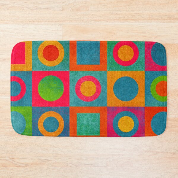 Item preview, Bright colored geometric squares designed and sold by karinasalwaszka.