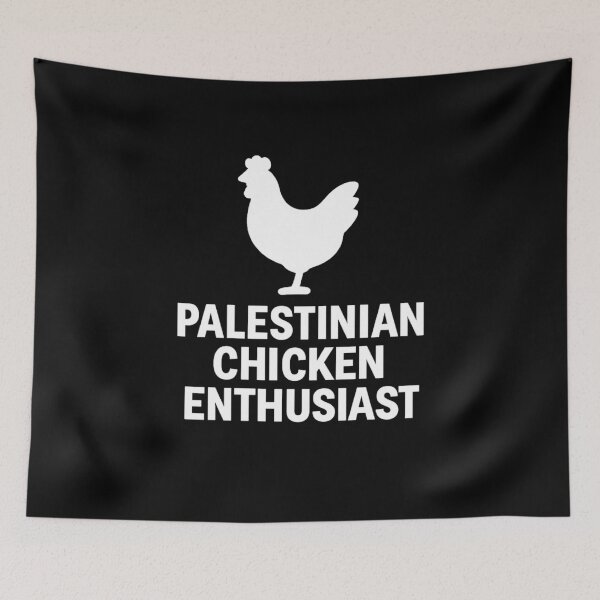 Item preview, Palestinian Chicken Enthusiast Funny Middle East Food  designed and sold by The Junto Shop.