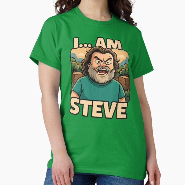 Item preview, I... Am Steve Minecraft designed and sold by ReasonsImBroke.