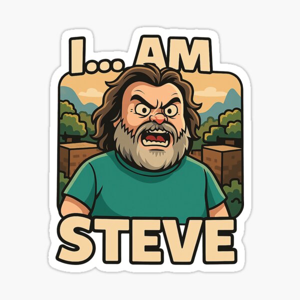 Item preview, I... Am Steve Minecraft designed and sold by ReasonsImBroke.