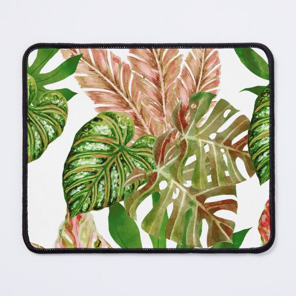 Item preview, tropical plant leaf pattern designed and sold by LivsPlantHouse.