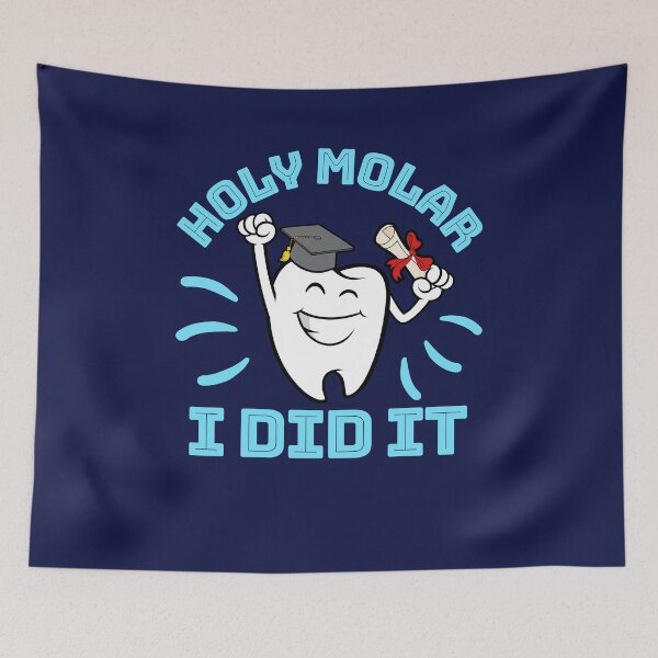 Item preview, Dental School Graduation Hygienist  - Holy Molar I Did It! designed and sold by jaygo.