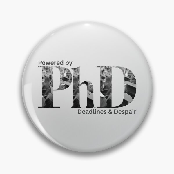 Item preview, PhD Survivor: Black & White Minimalism designed and sold by LyricsWear.