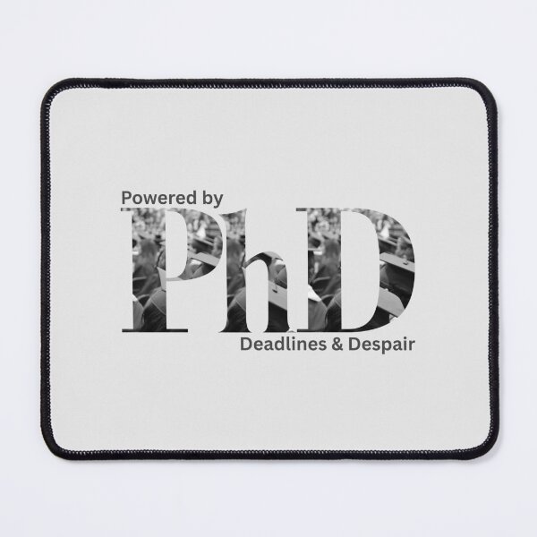 Item preview, PhD Survivor: Black & White Minimalism designed and sold by LyricsWear.