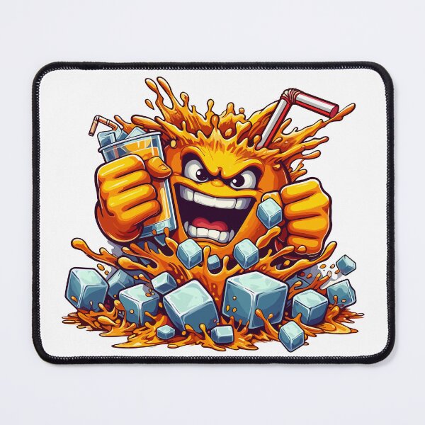 Item preview, Orange Crush - furious orange juice creature explodes with energy designed and sold by SplashPixel.