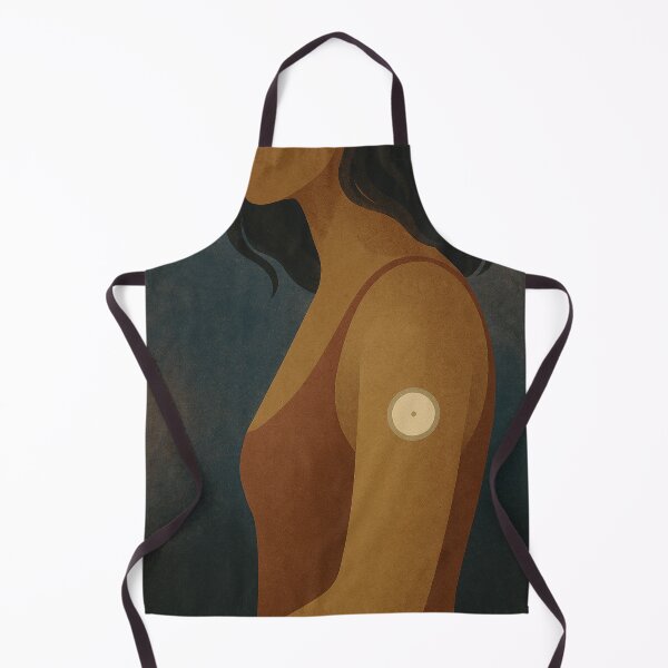 Item preview, Woman with Glucose Sensor — Minimalist Diabetes Awareness Art designed and sold by Lacritsa .