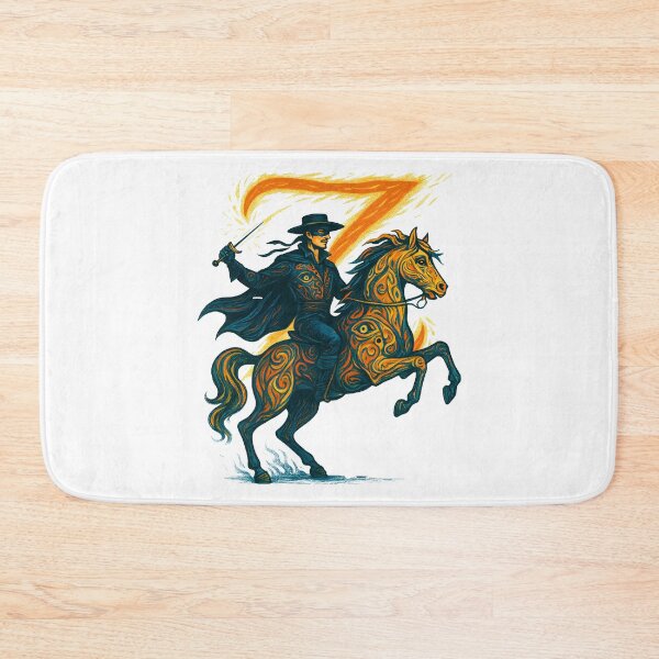 Item preview,  Zorro Fan Art | Masked Rider on Horse with Bold Z Symbol  designed and sold by DrawHandArt.