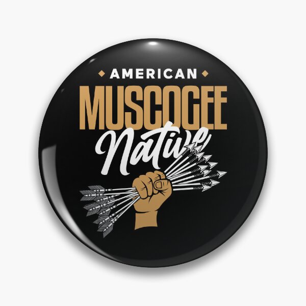 Item preview, AMERICAN MUSCOGEE NATIVE - Fist of Arrows - Indian Culture BLACK designed and sold by Darling DeDe.