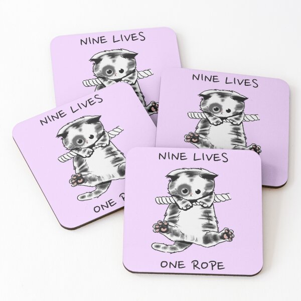 Item preview, Nine Lives One Rope Cat Hanging designed and sold by The Sun Brings Light.