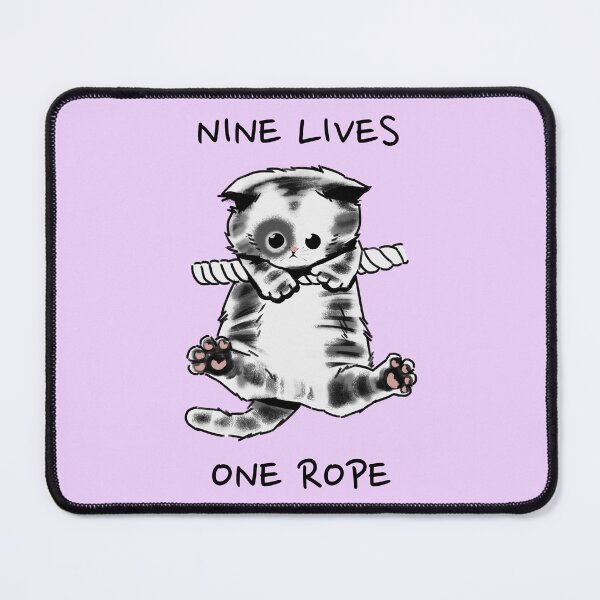 Item preview, Nine Lives One Rope Cat Hanging designed and sold by The Sun Brings Light.