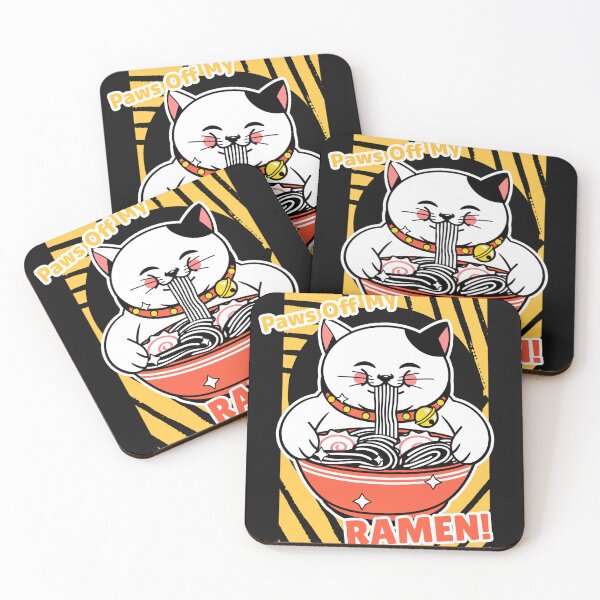 Item preview, Paws Off My Ramen Kawaii Cat designed and sold by LJMGStore.