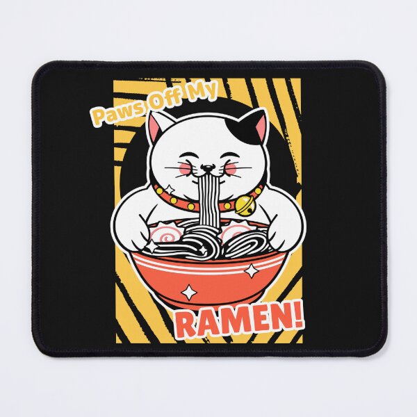 Item preview, Paws Off My Ramen Kawaii Cat designed and sold by LJMGStore.