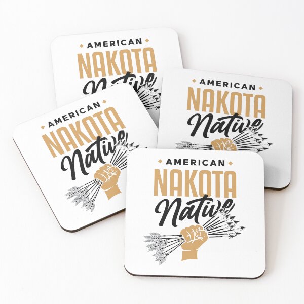 Item preview, AMERICAN NAKOTA NATIVE - Fist of Arrows - Indian Culture WHITE  designed and sold by Darling DeDe.