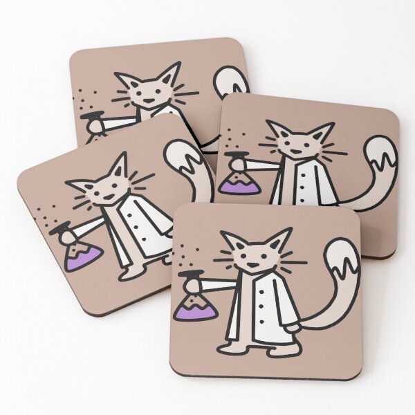 Item preview, White Chemist Cat designed and sold by itz-hazza.