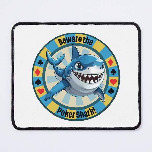 Item preview, Beware the Poker Shark! designed and sold by SquishyKitkat.